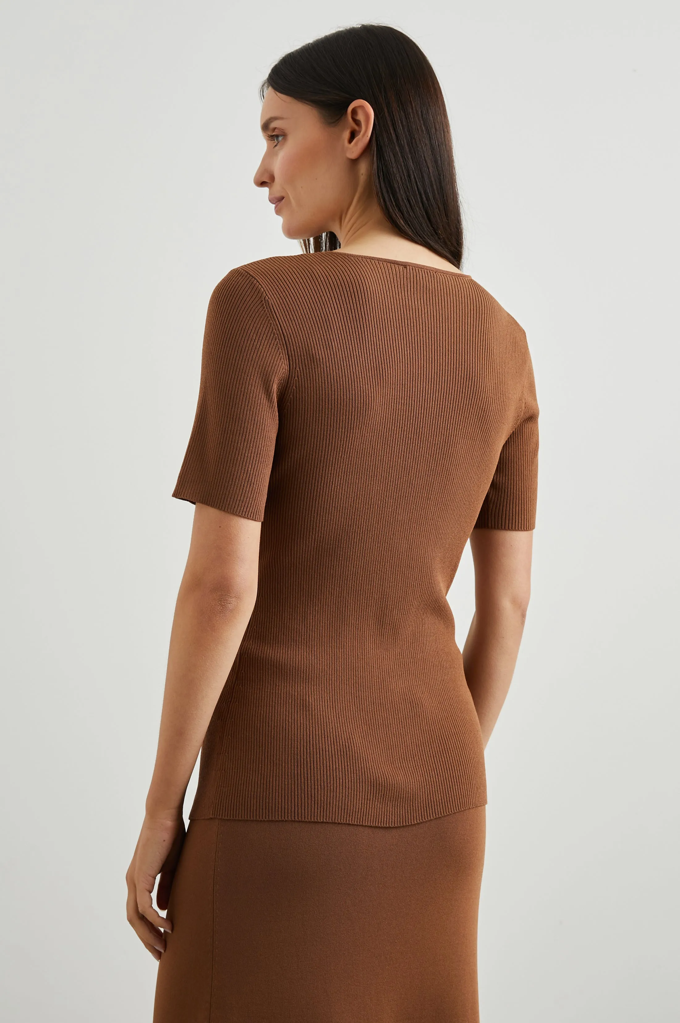 ARDEN TOP - CACAO sold by Rails product image thumbnail 5