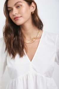 NOELLA TOP - WHITE sold by Rails