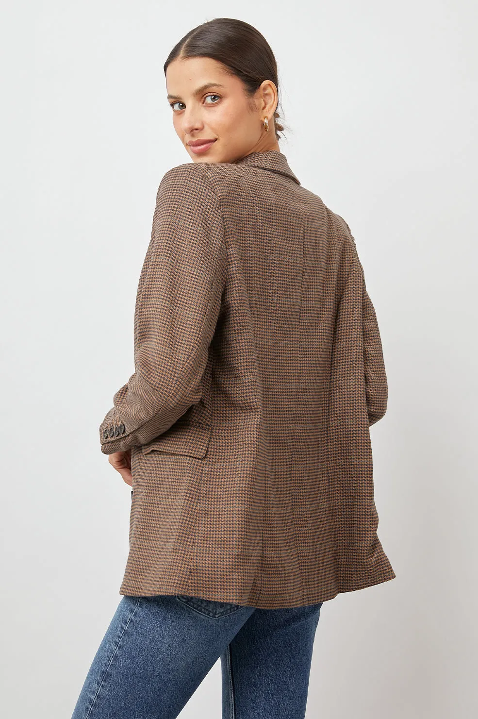 JAC BLAZER - CAMEL HOUNDSTOOTH sold by Rails product image thumbnail 5