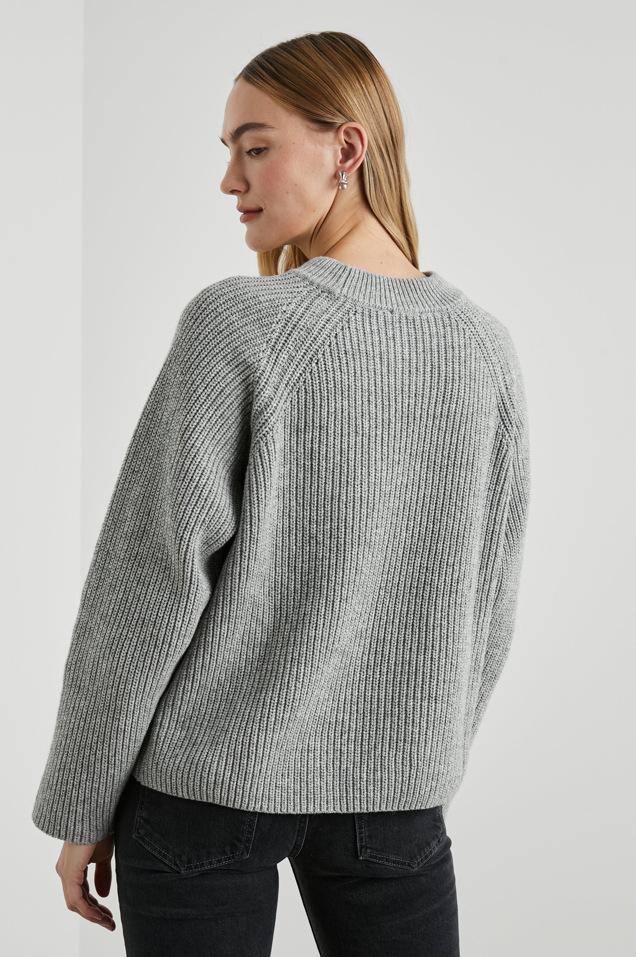 RITA SWEATER - HEATHER GREY sold by Rails product image thumbnail 5