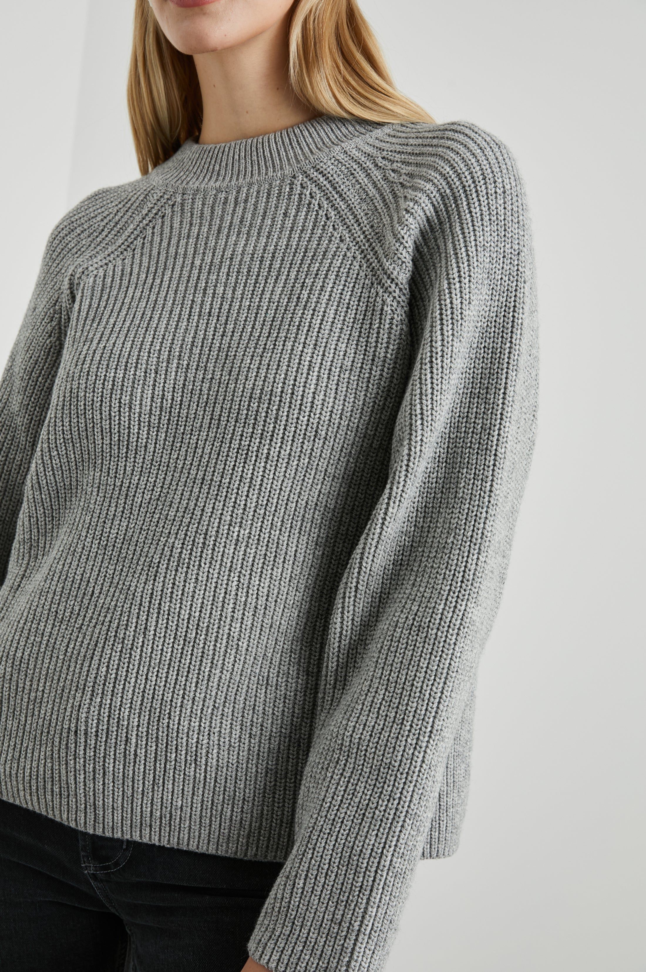 RITA SWEATER - HEATHER GREY sold by Rails product image thumbnail 2