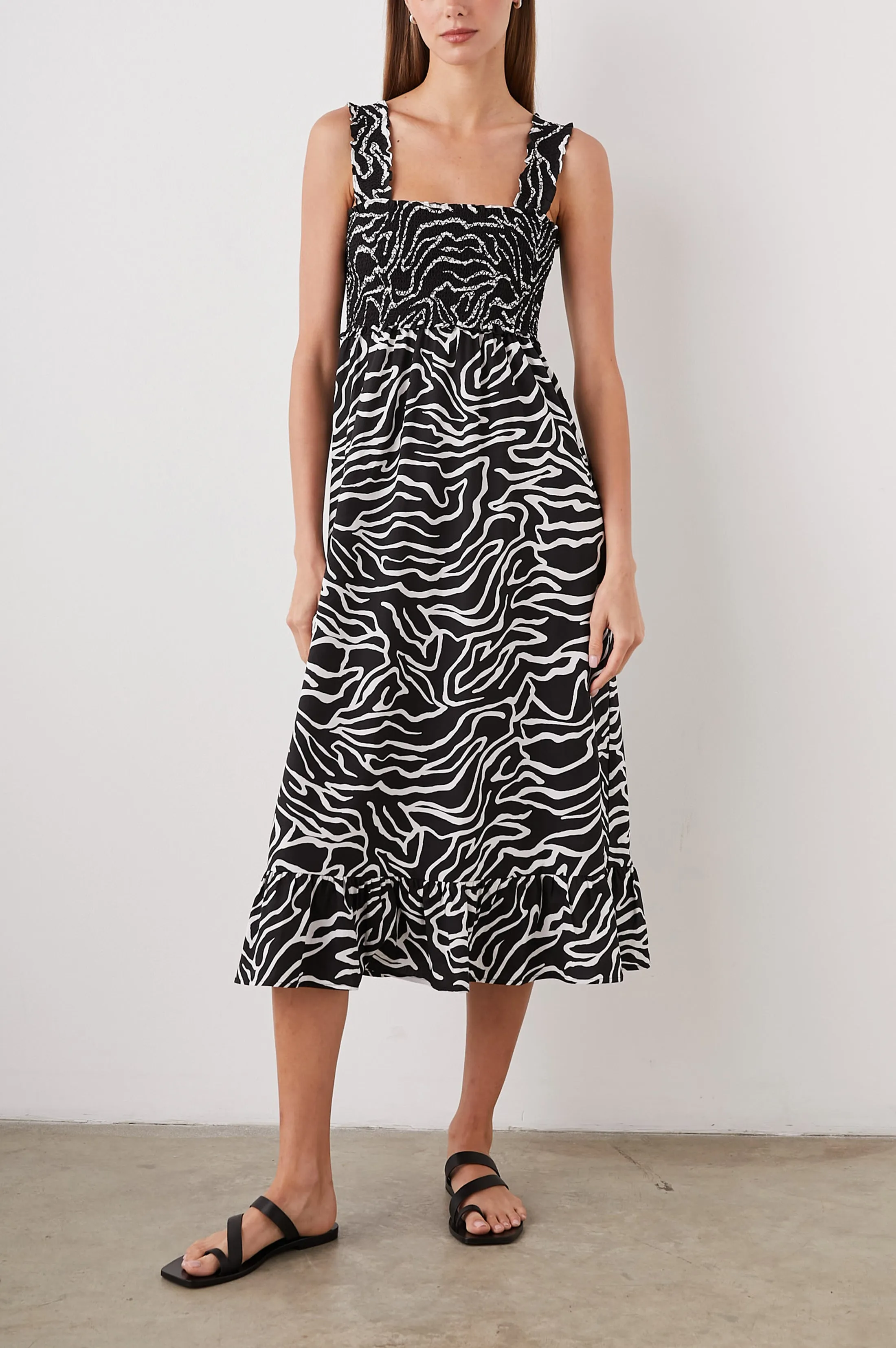 RUMI DRESS - CONTOUR LINES sold by Rails