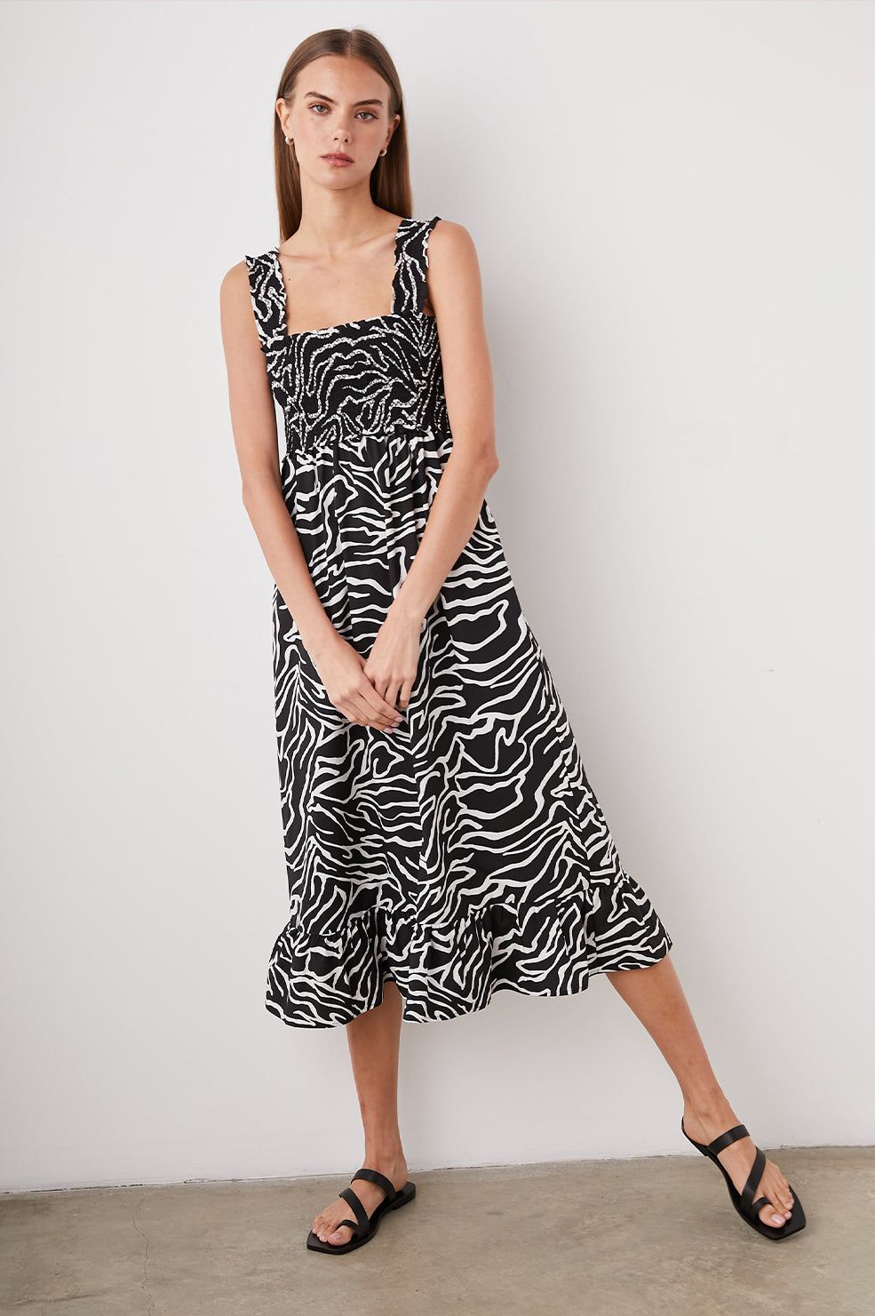 RUMI DRESS - CONTOUR LINES sold by Rails product image thumbnail 5