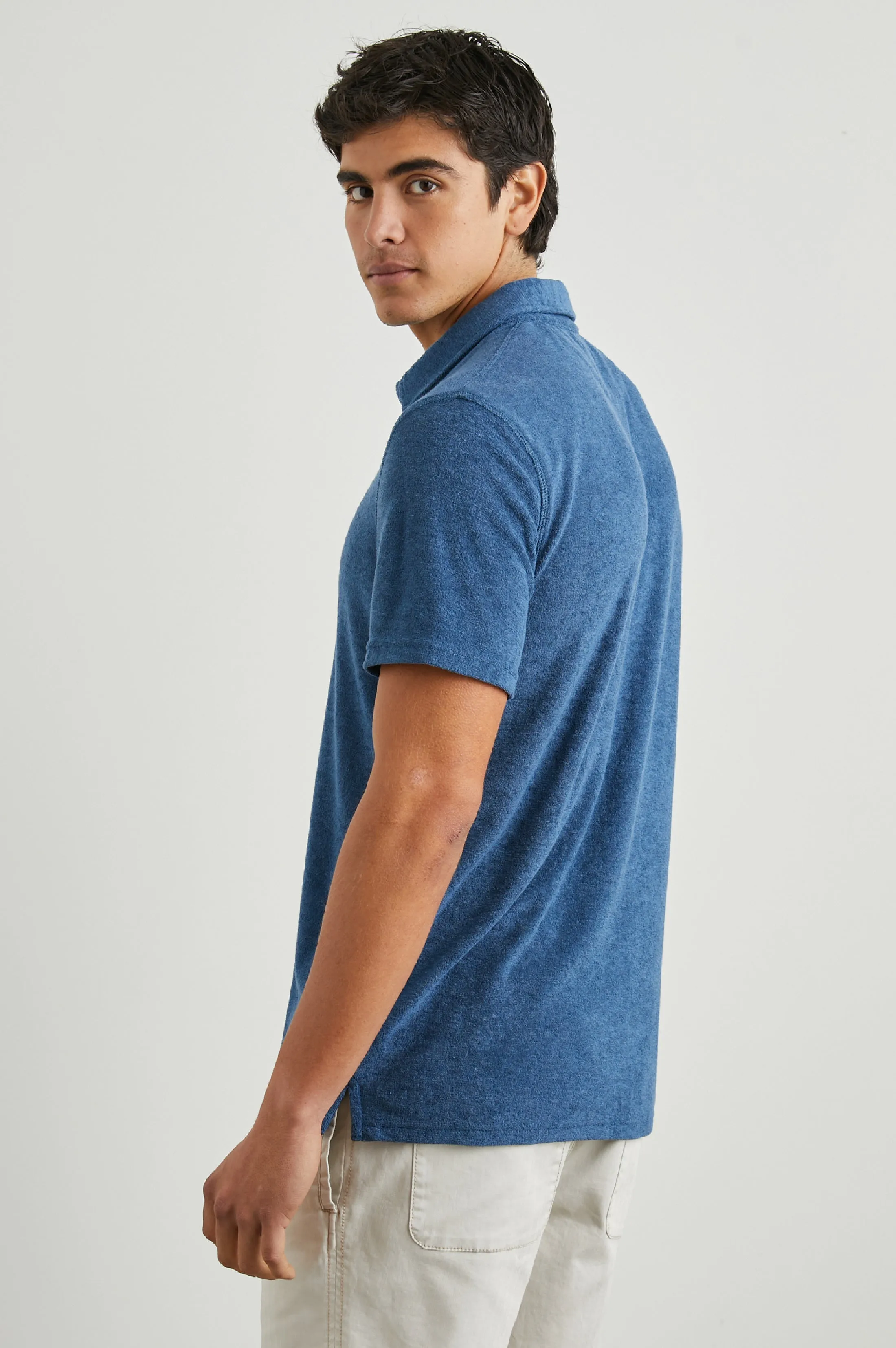 RHEN POLO SHIRT - ENSIGN BLUE sold by Rails product image thumbnail 5