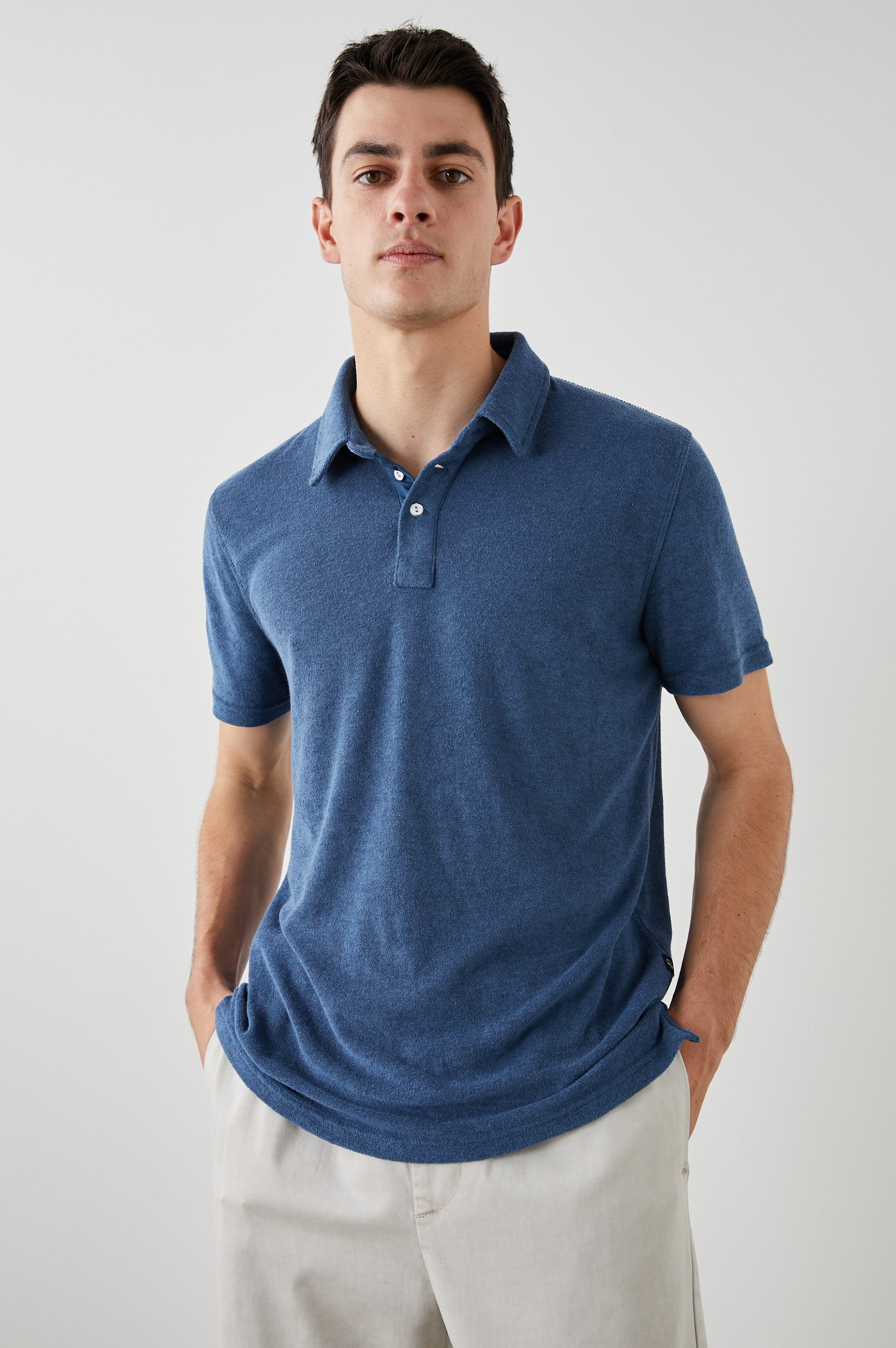 RHEN POLO SHIRT - ENSIGN BLUE sold by Rails product image thumbnail 3