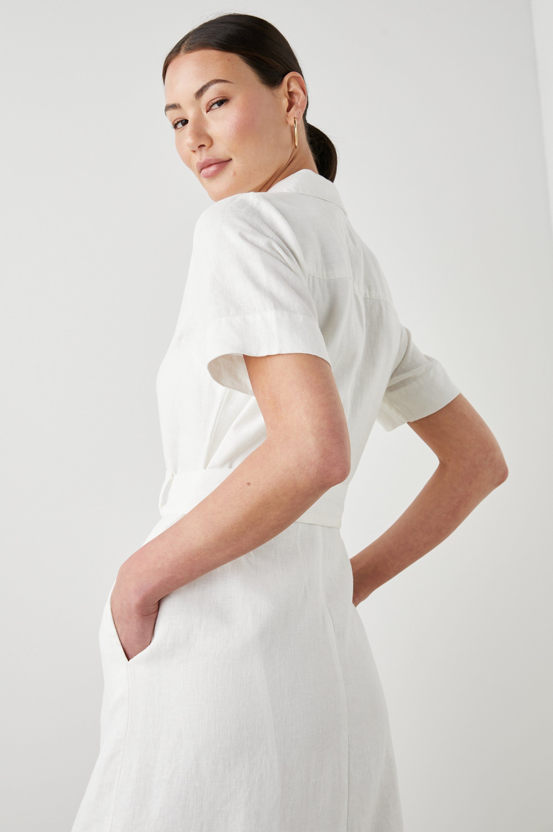 DIANE DRESS - WHITE sold by Rails product image thumbnail 4