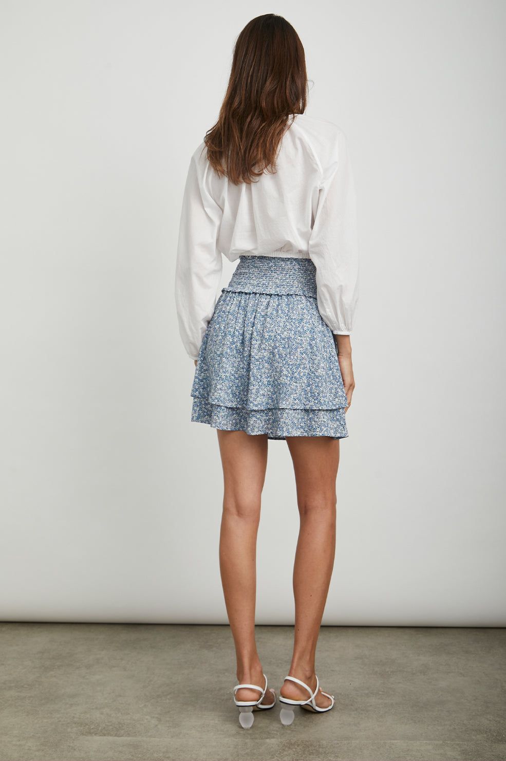 ADDISON SKIRT - BLUE MINI GARDEN sold by Rails product image thumbnail 4