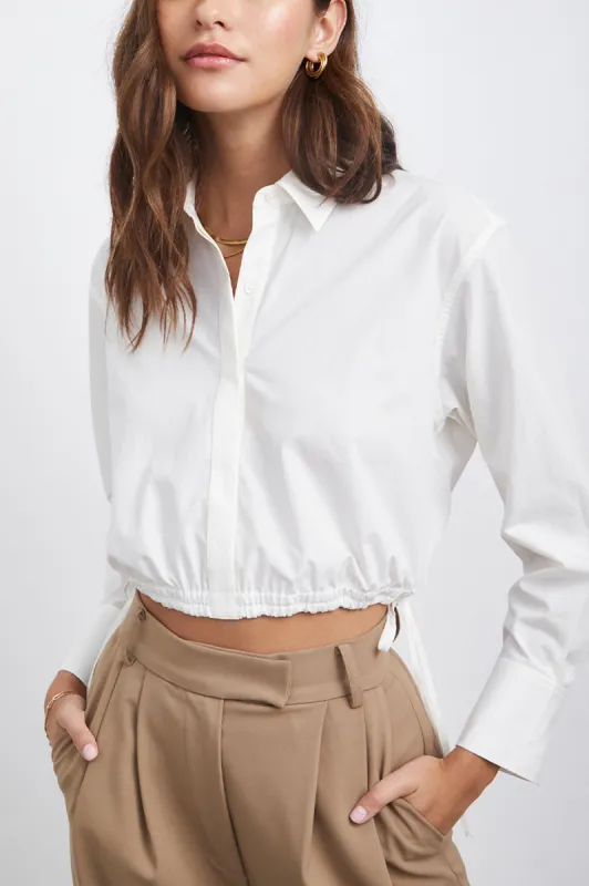 NICKI TOP - WHITE sold by Rails