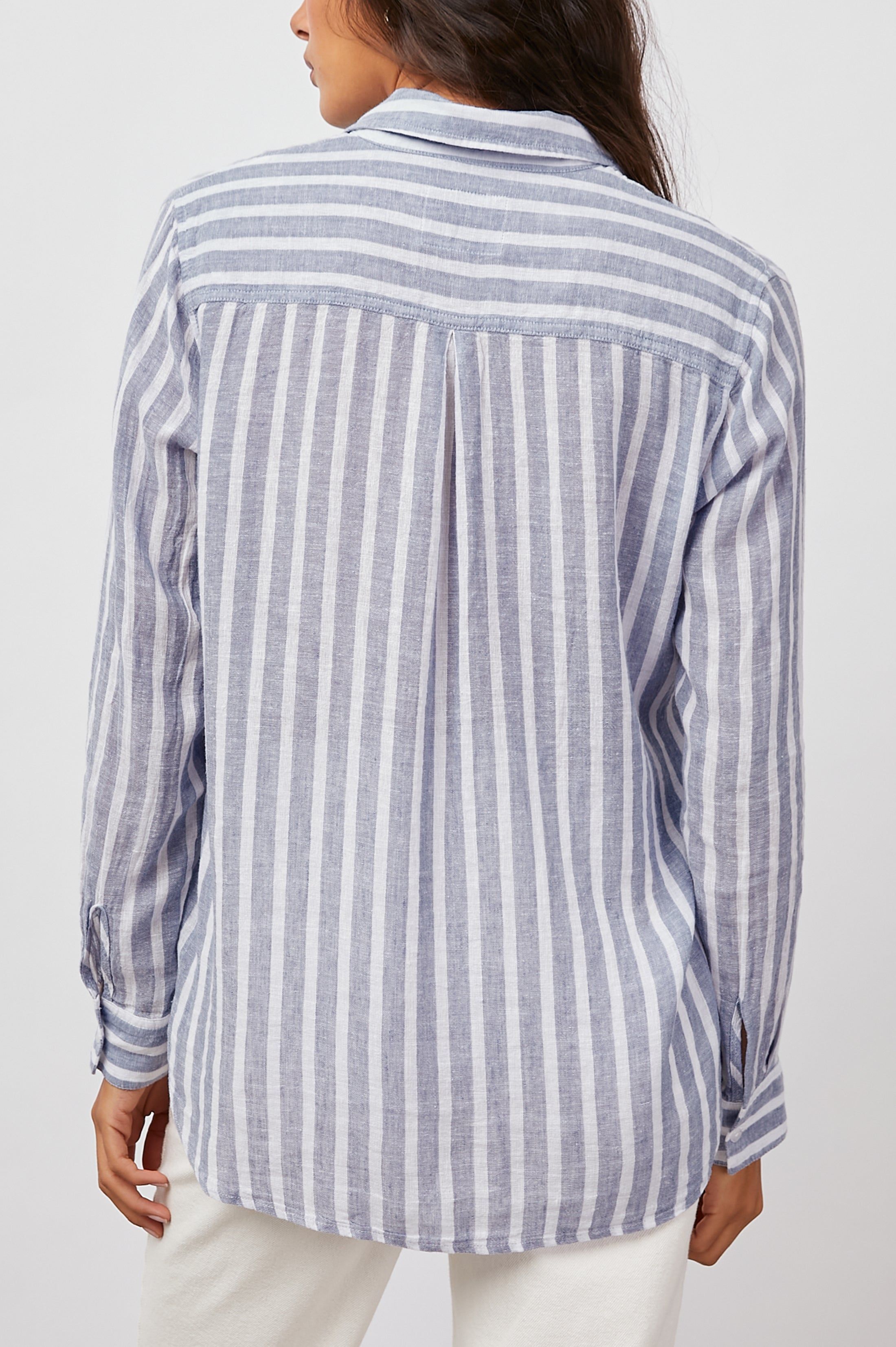 CHARLI SHIRT - RHONE STRIPE sold by Rails product image thumbnail 5