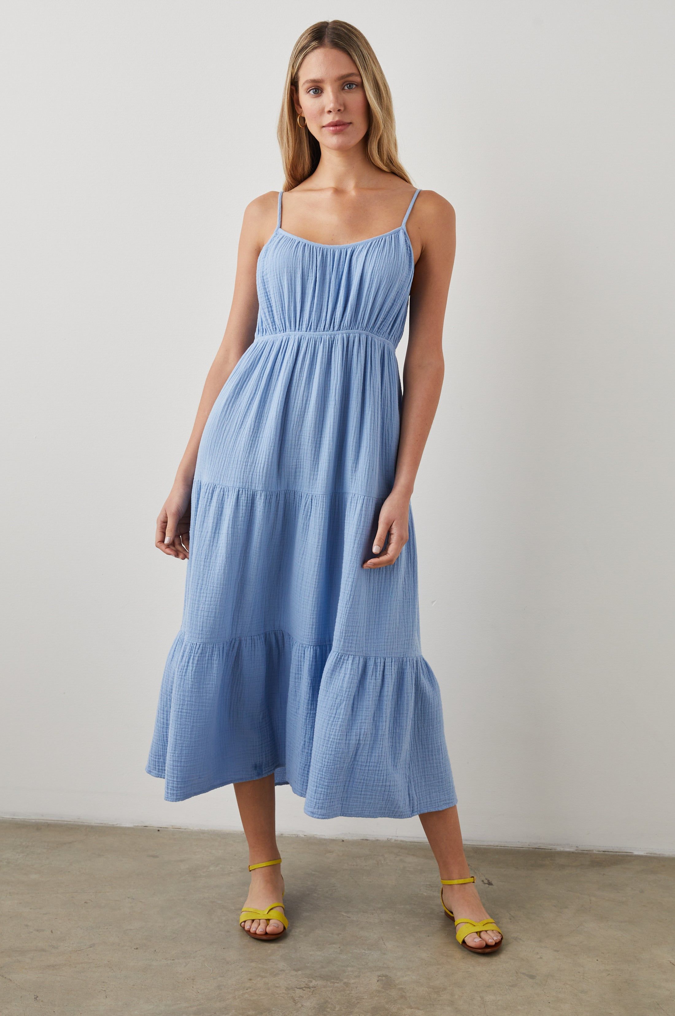 BLAKELY DRESS - VISTA BLUE sold by Rails product image thumbnail 3