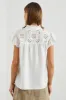 MARLENE TOP - WHITE DENIM sold by Rails