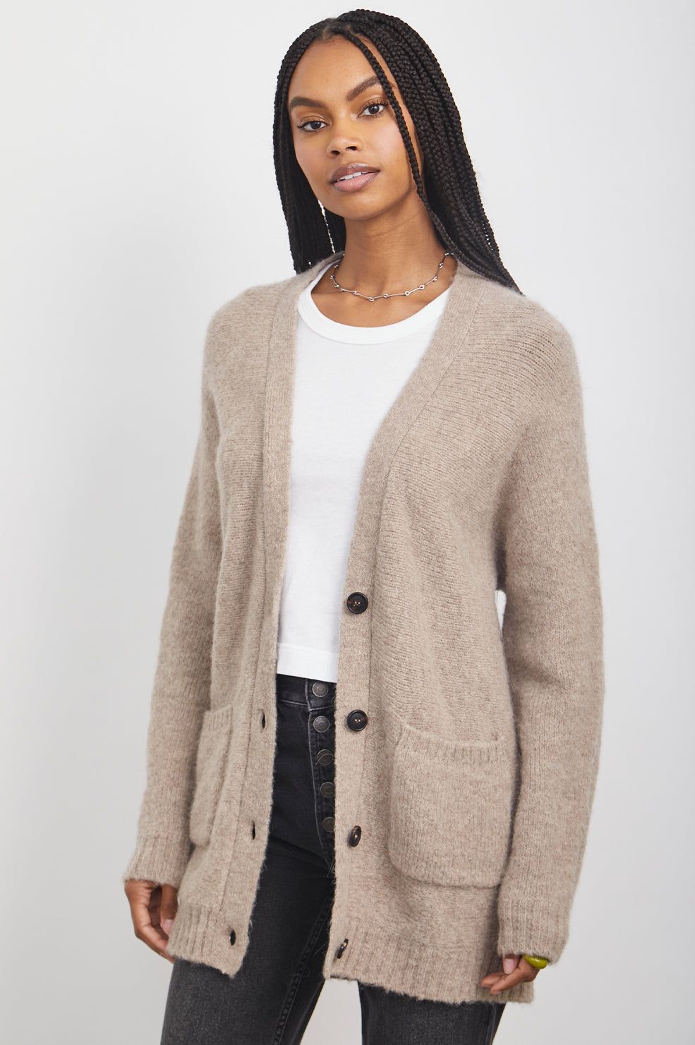 OSLO CARDIGAN - HAZEL sold by Rails