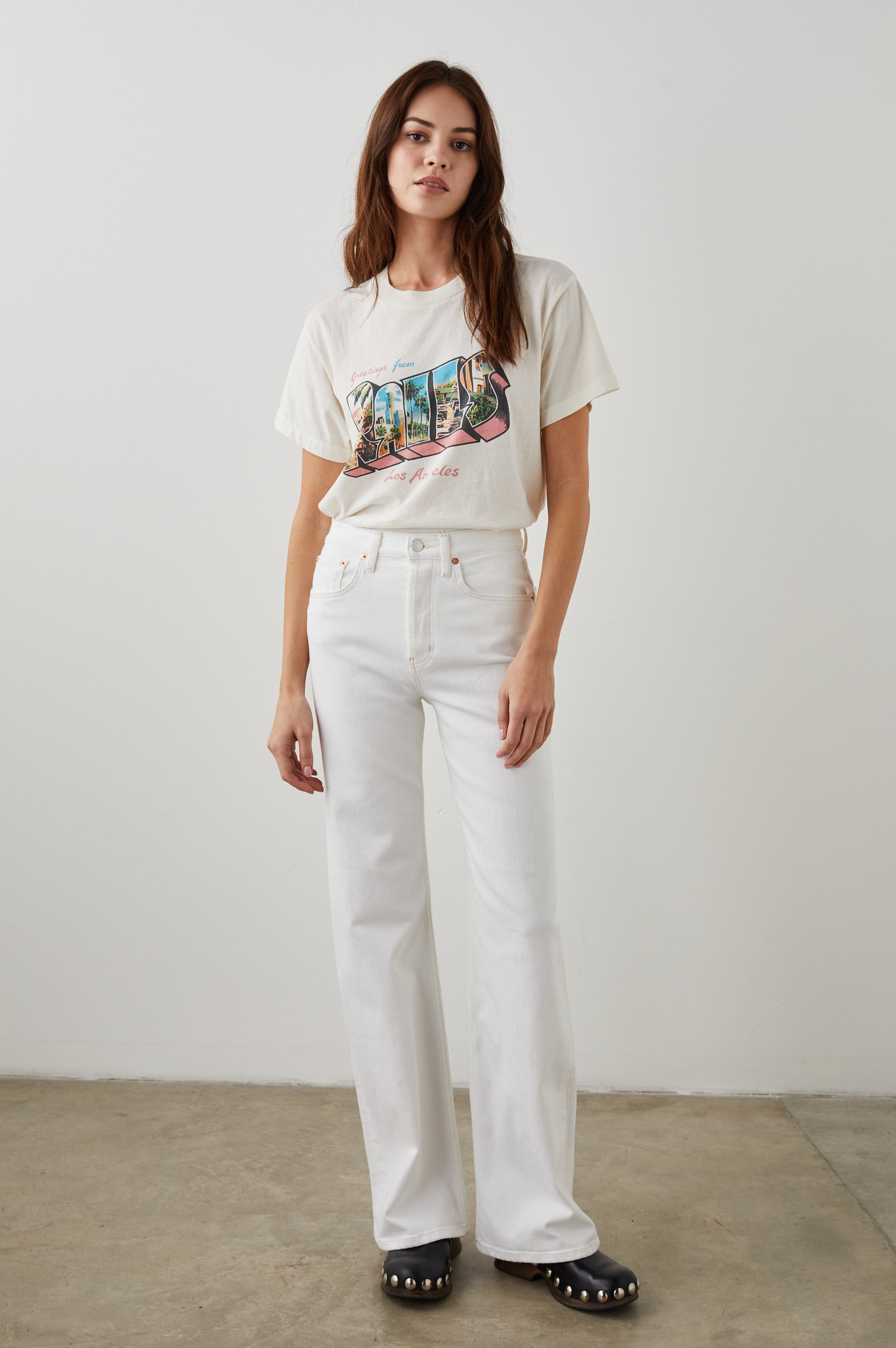 GETTY WIDE LEG - VINTAGE ECRU sold by Rails product image thumbnail 3