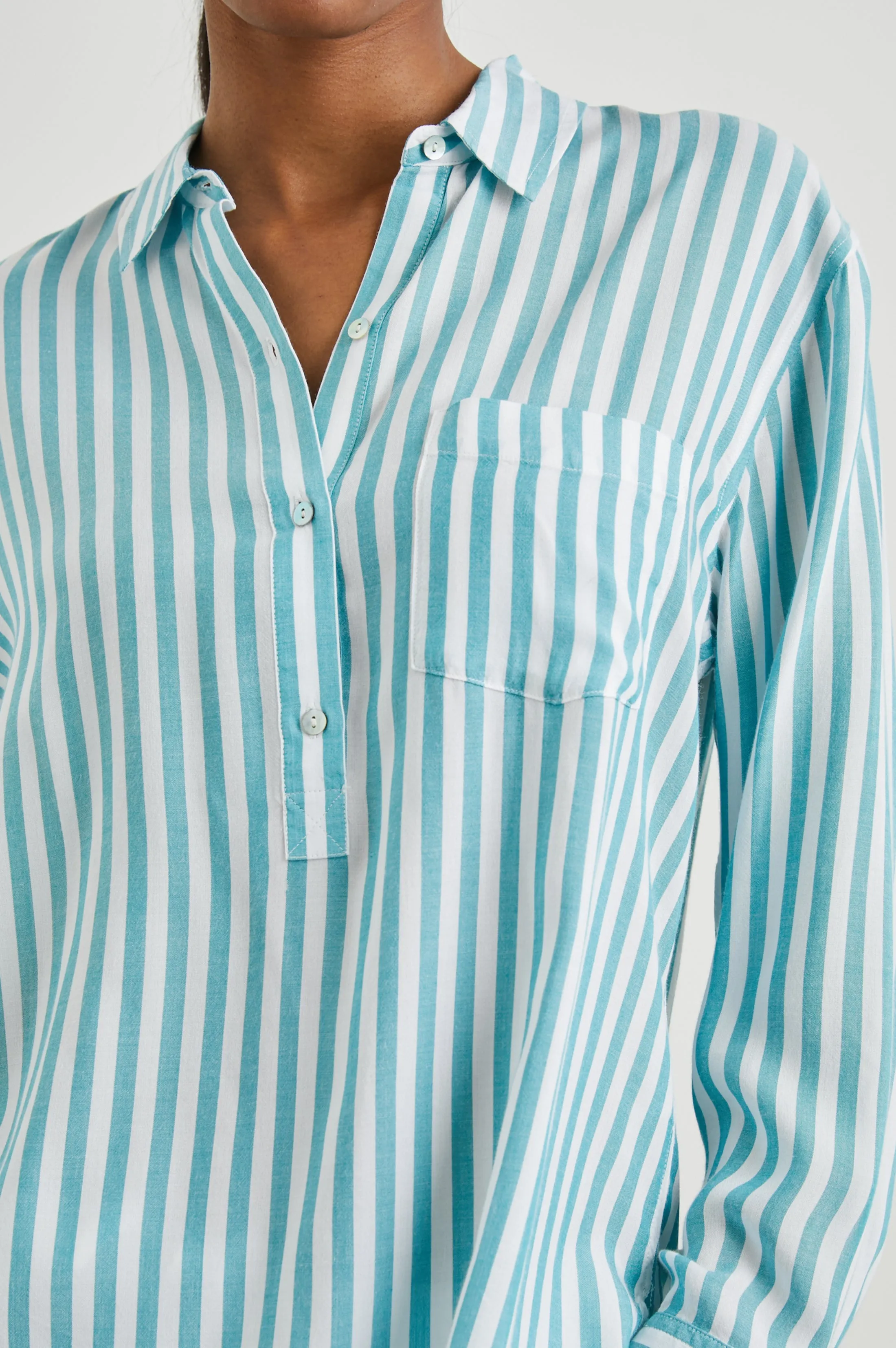 ELLE SHIRT - SALTAN STRIPE sold by Rails product image thumbnail 2