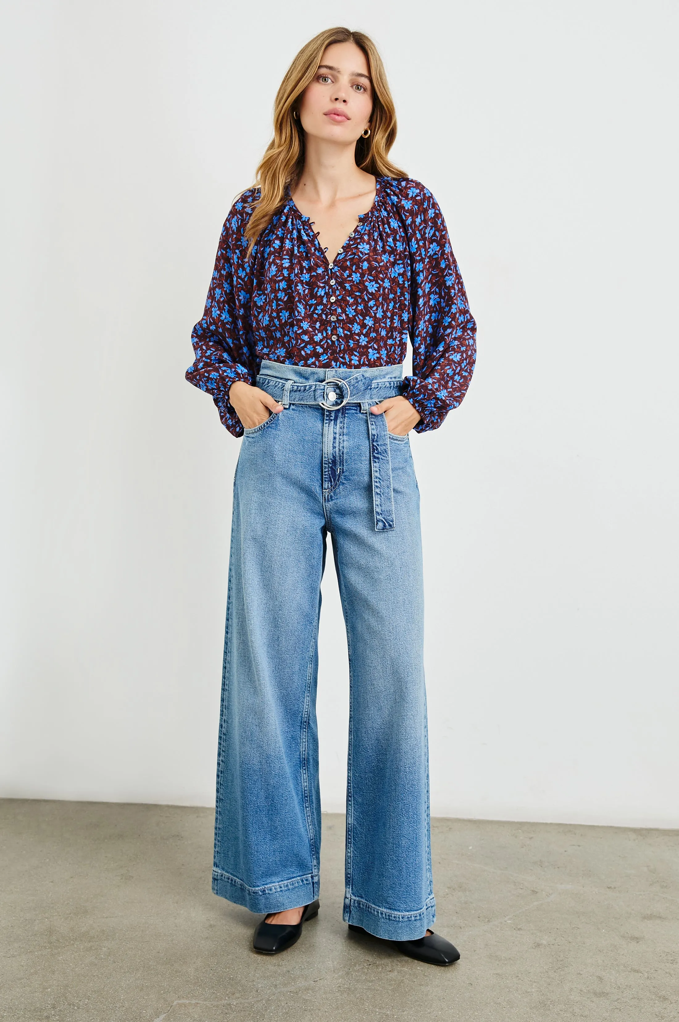 INDI TOP - RUSSET CAMELLIA sold by Rails product image thumbnail 4