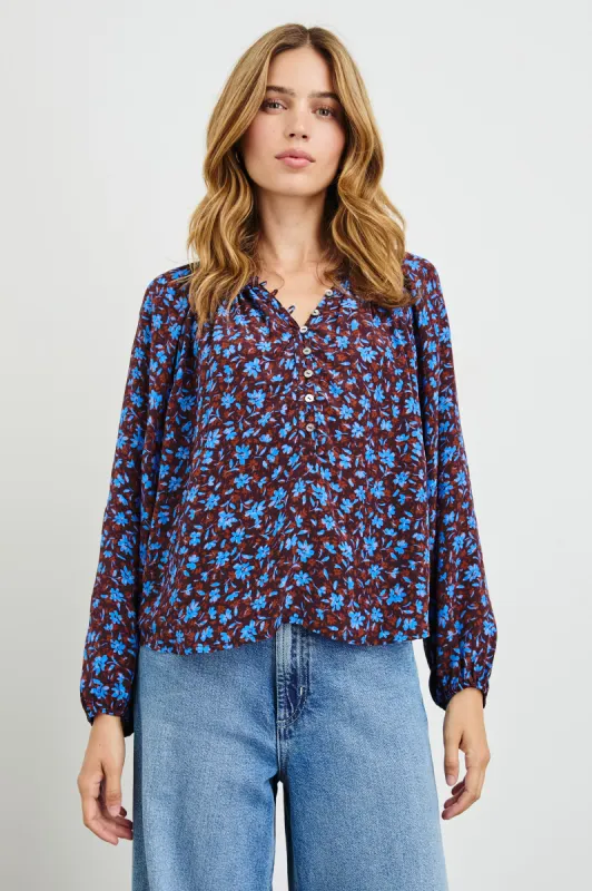 INDI TOP - RUSSET CAMELLIA sold by Rails