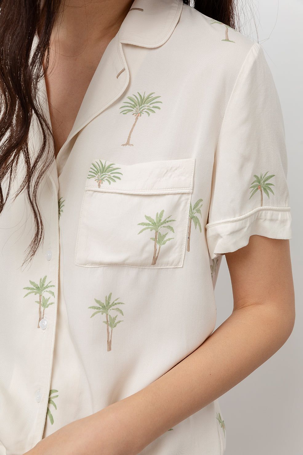 NESSA PAJAMA SET - BOTANICAL PALMS sold by Rails product image thumbnail 2