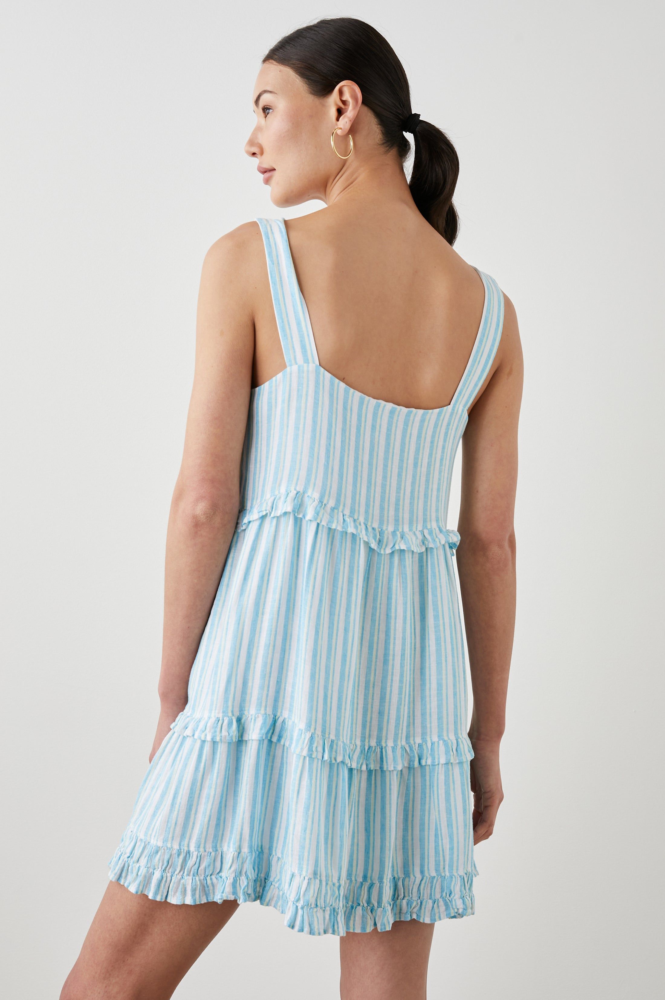 SANDY DRESS - LAGUNA STRIPE sold by Rails product image thumbnail 5