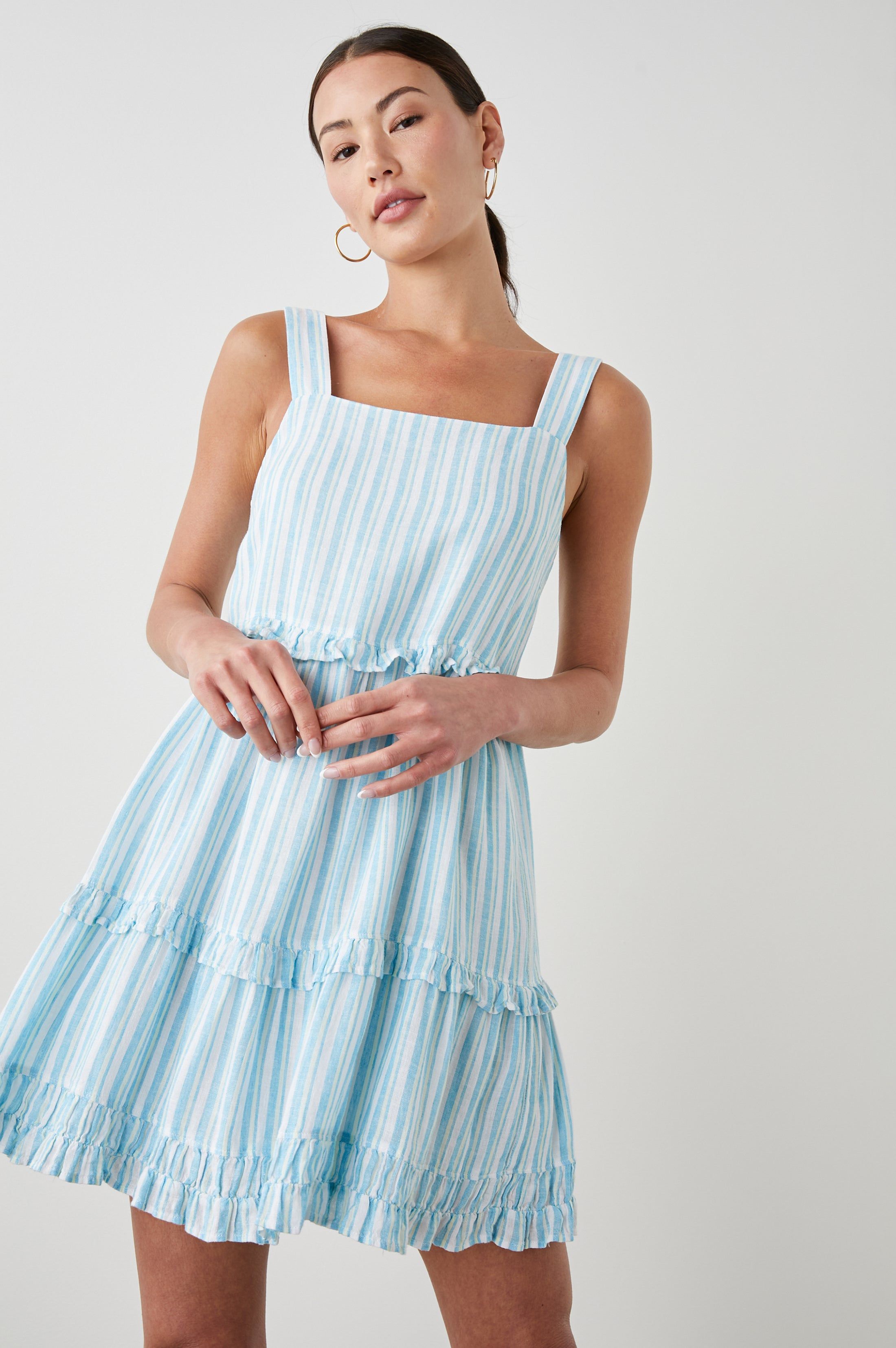 SANDY DRESS - LAGUNA STRIPE sold by Rails product image thumbnail 3