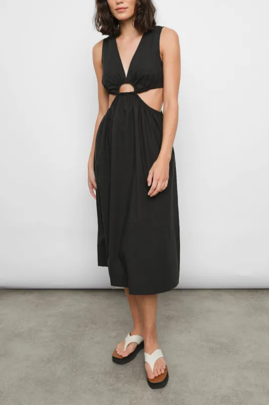 RIZO DRESS - BLACK sold by Rails
