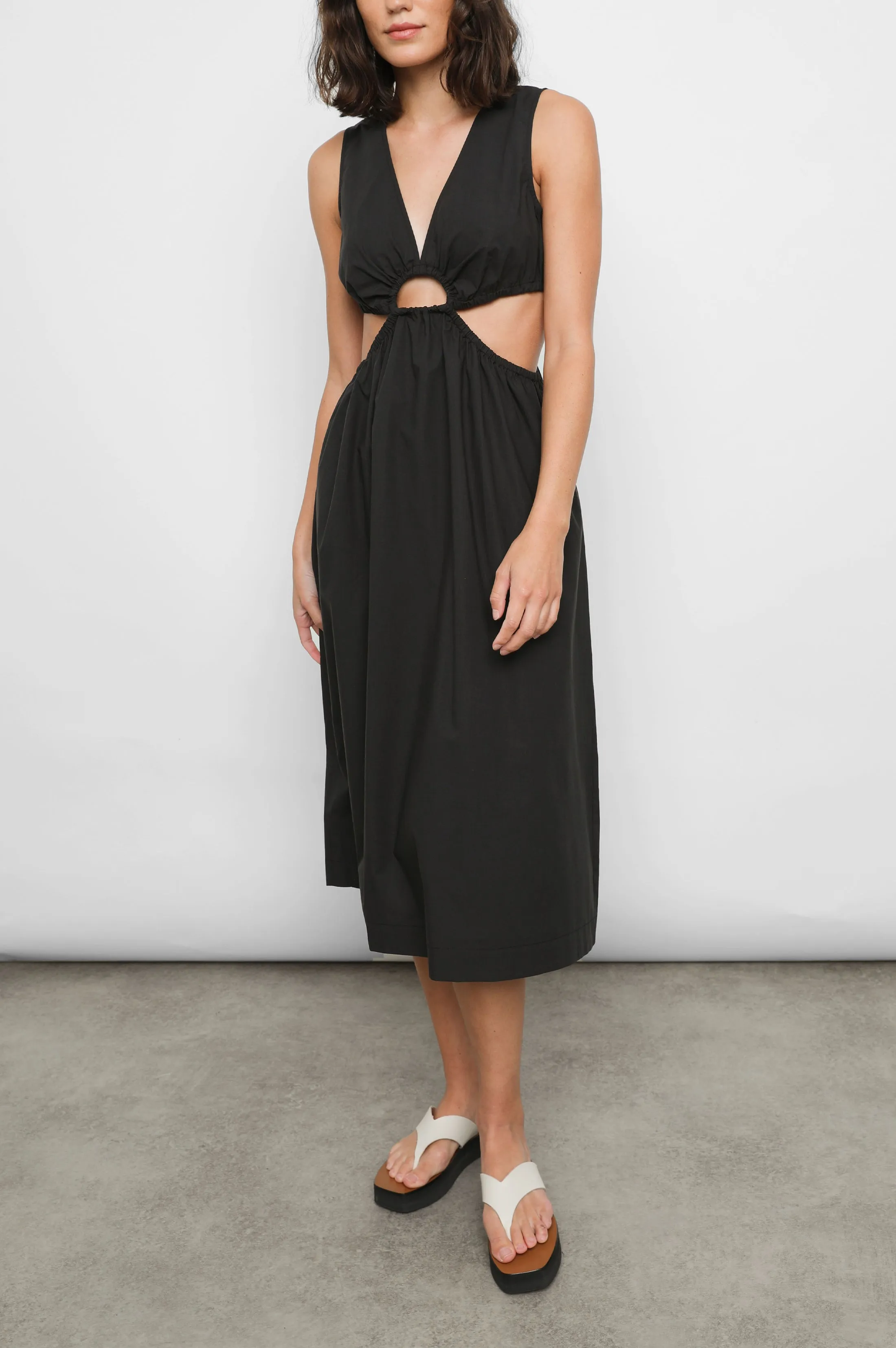 RIZO DRESS - BLACK sold by Rails