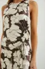 GABRIELLA DRESS - MOCHA FLORAL sold by Rails