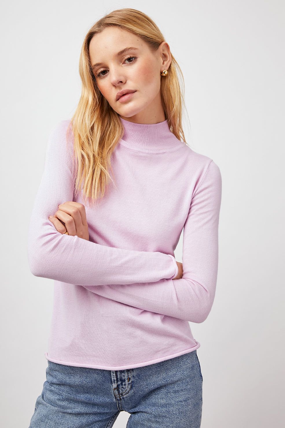 IRIS SWEATER - LILAC sold by Rails