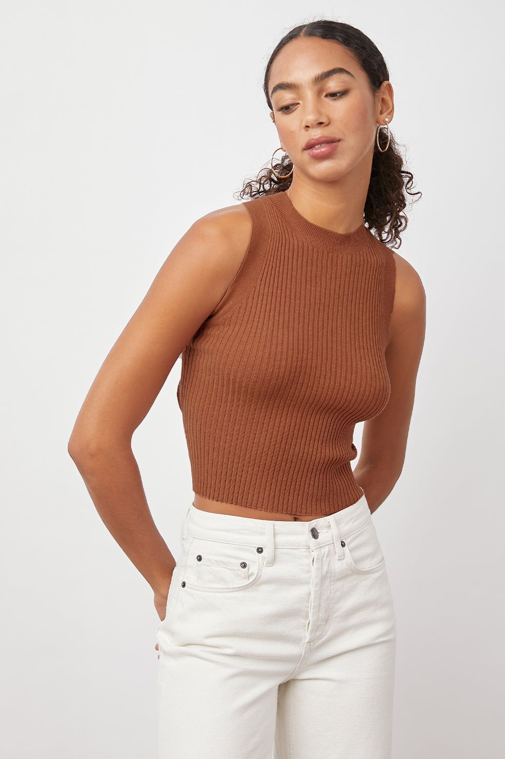 ZORA TOP - CINNAMON sold by Rails product image thumbnail 3