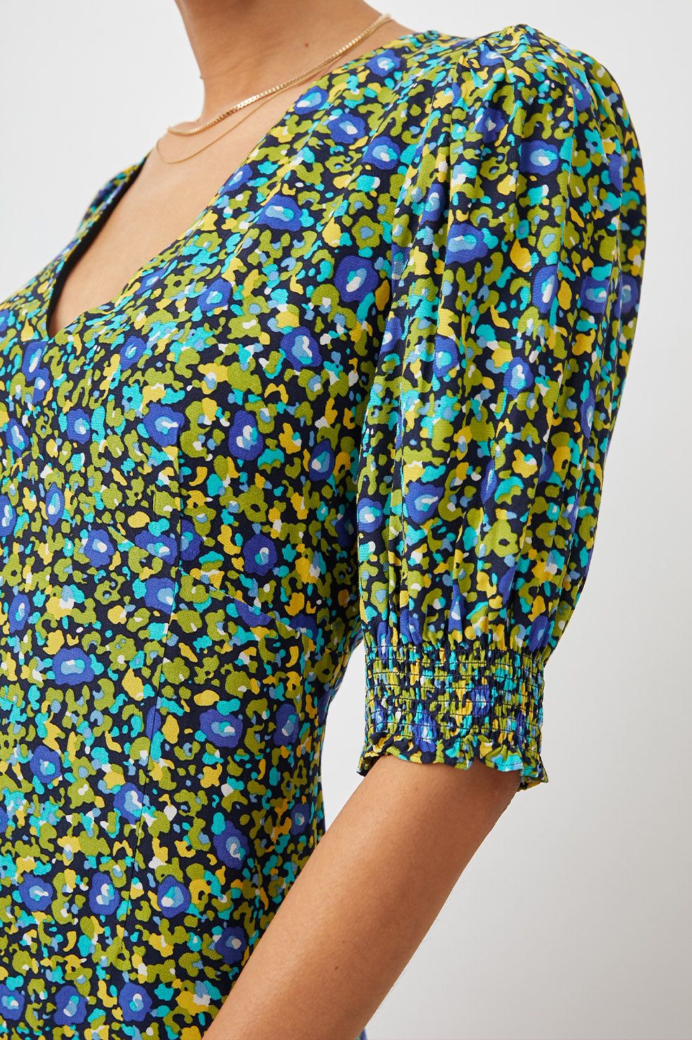 ROMA DRESS - ABSTRACT GARDEN sold by Rails product image thumbnail 3