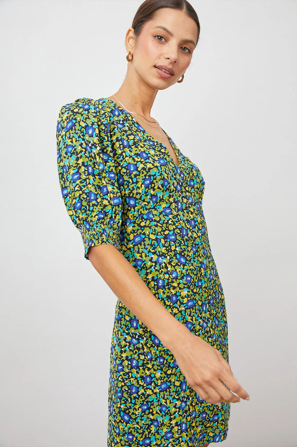 ROMA DRESS - ABSTRACT GARDEN sold by Rails product image thumbnail 5