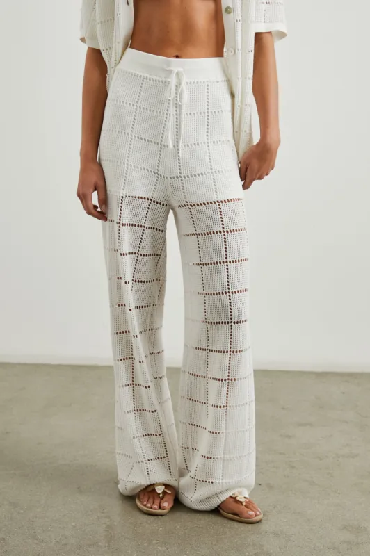 MAJA PANT - WHITE sold by Rails