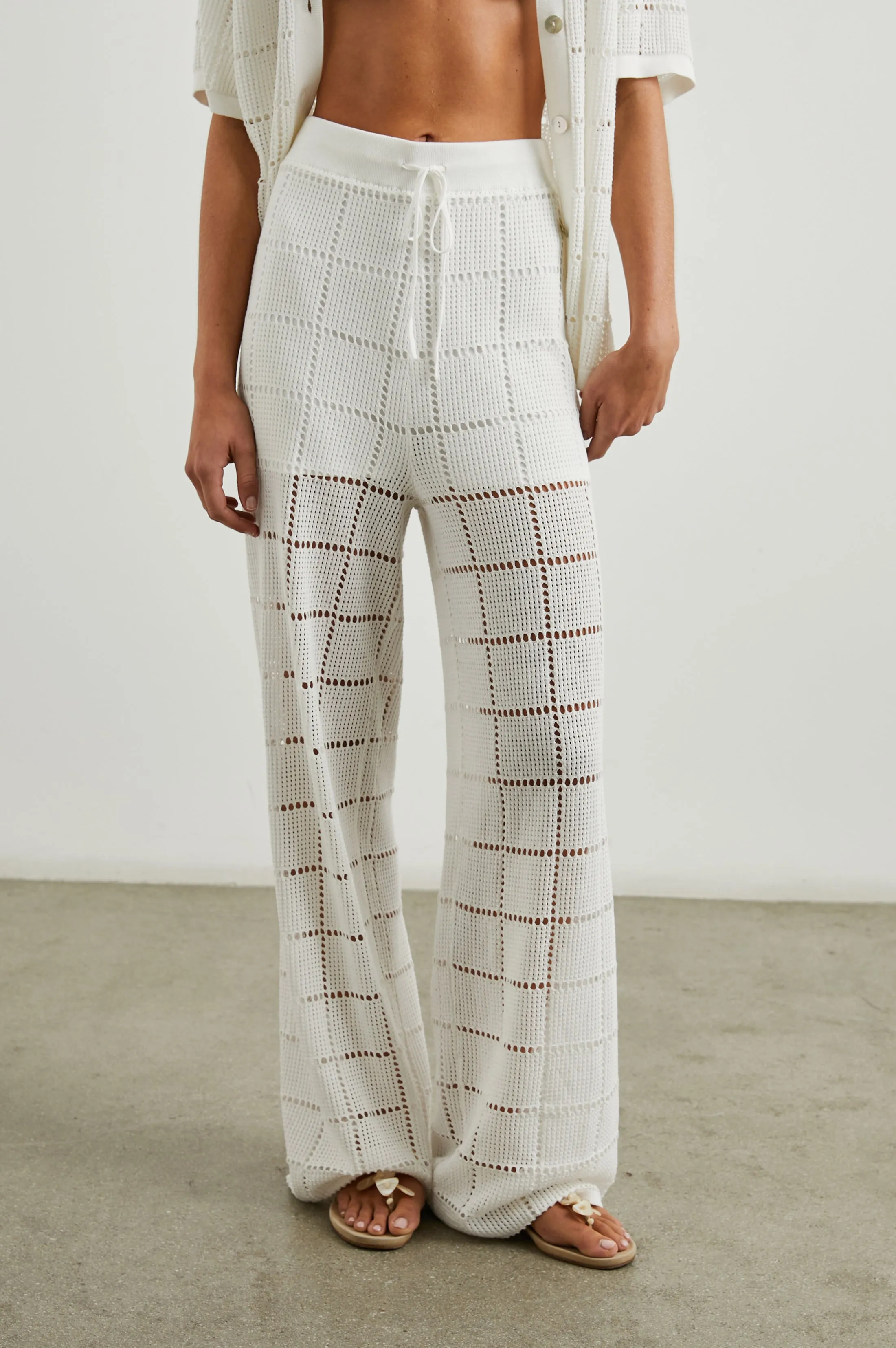 MAJA PANT - WHITE sold by Rails