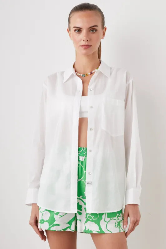 ARLO SHIRT - BEACH WHITE sold by Rails