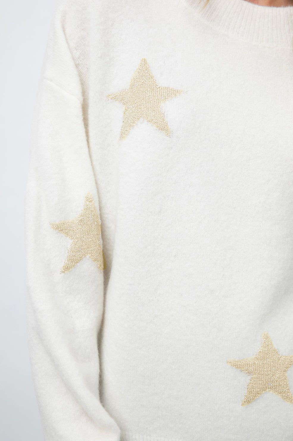 KANA SWEATER - WHITE GOLD STARS sold by Rails product image thumbnail 2