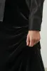 LEIA SKIRT - BLACK VELVET sold by Rails