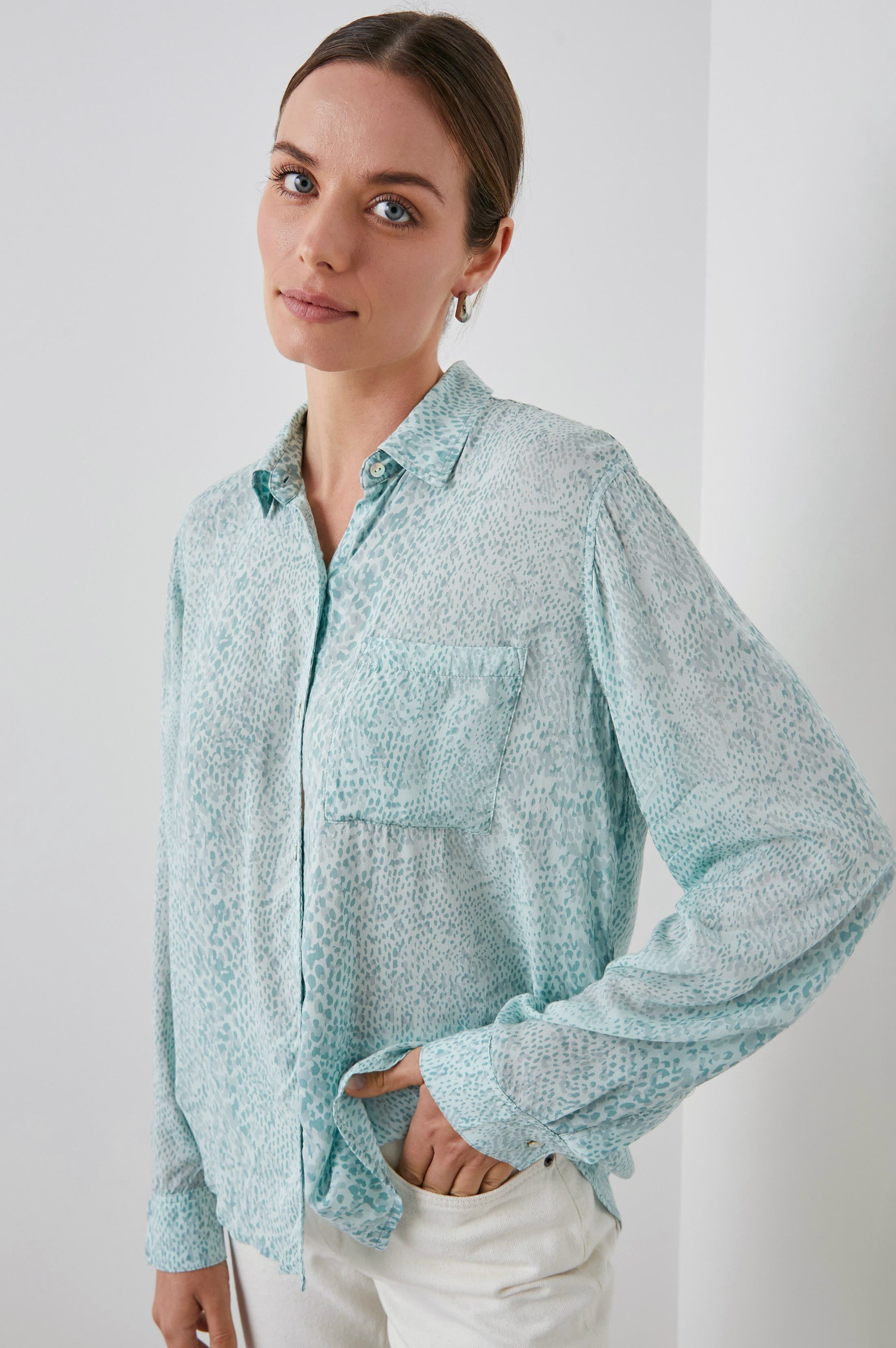 JOSEPHINE SHIRT - MINT BOA sold by Rails product image thumbnail 4