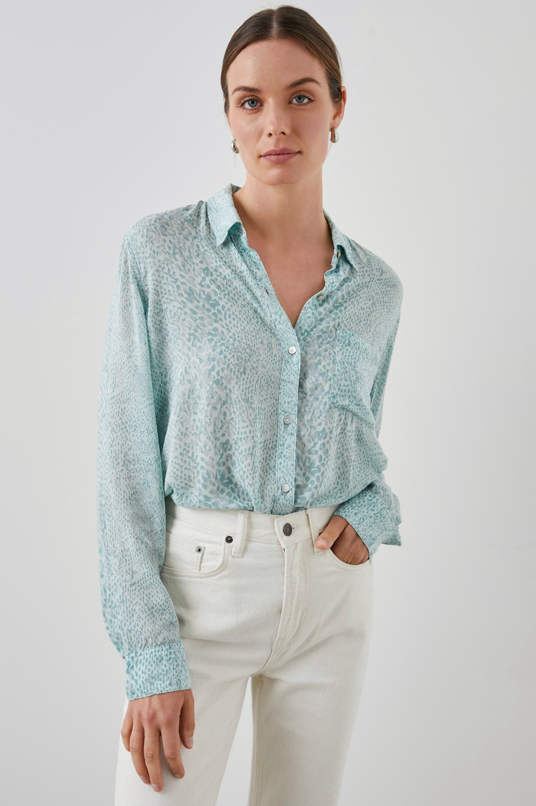 JOSEPHINE SHIRT - MINT BOA sold by Rails