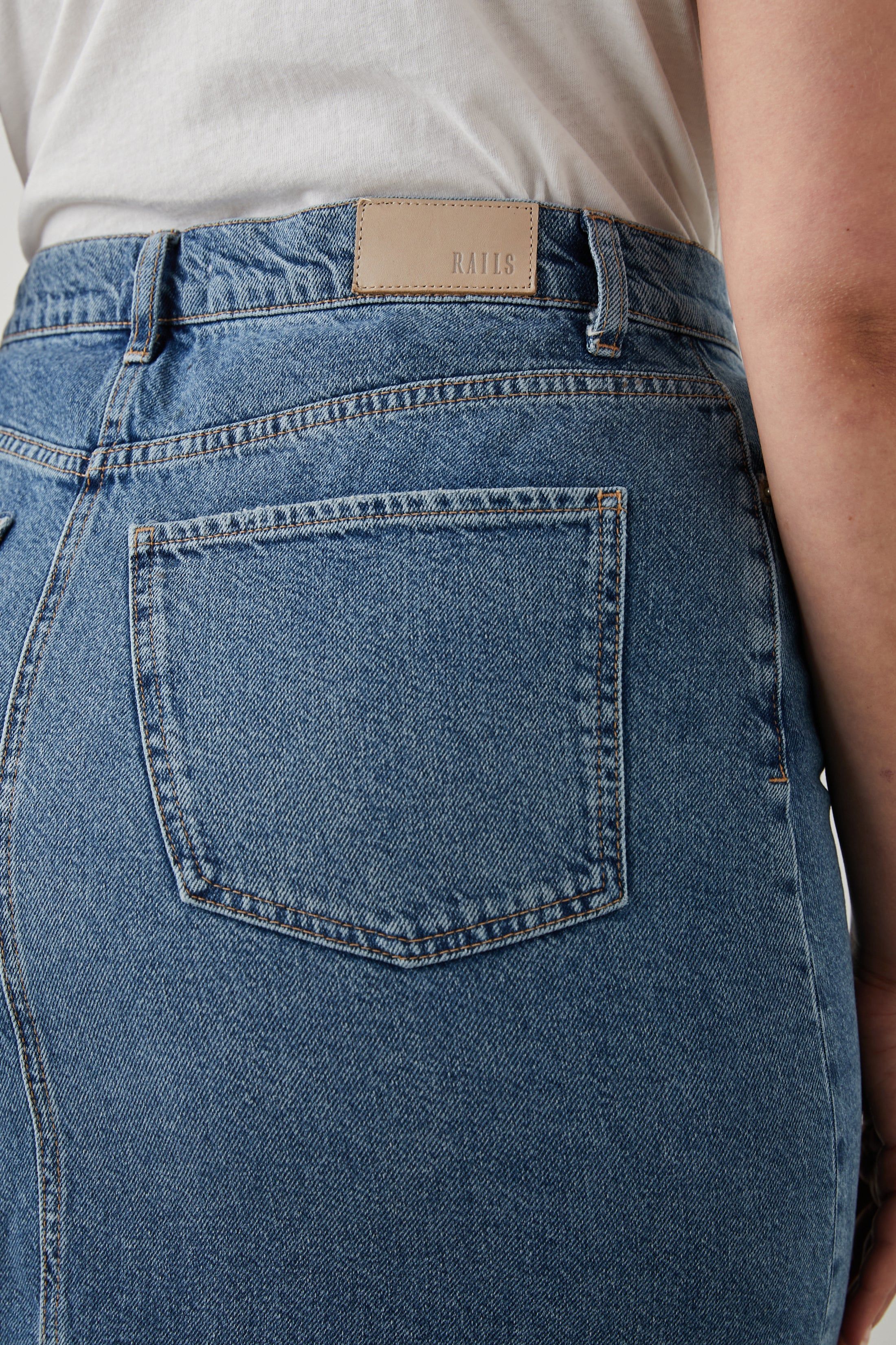 HIGHLAND SKIRT - VINTAGE SAPPHIRE sold by Rails product image thumbnail 10