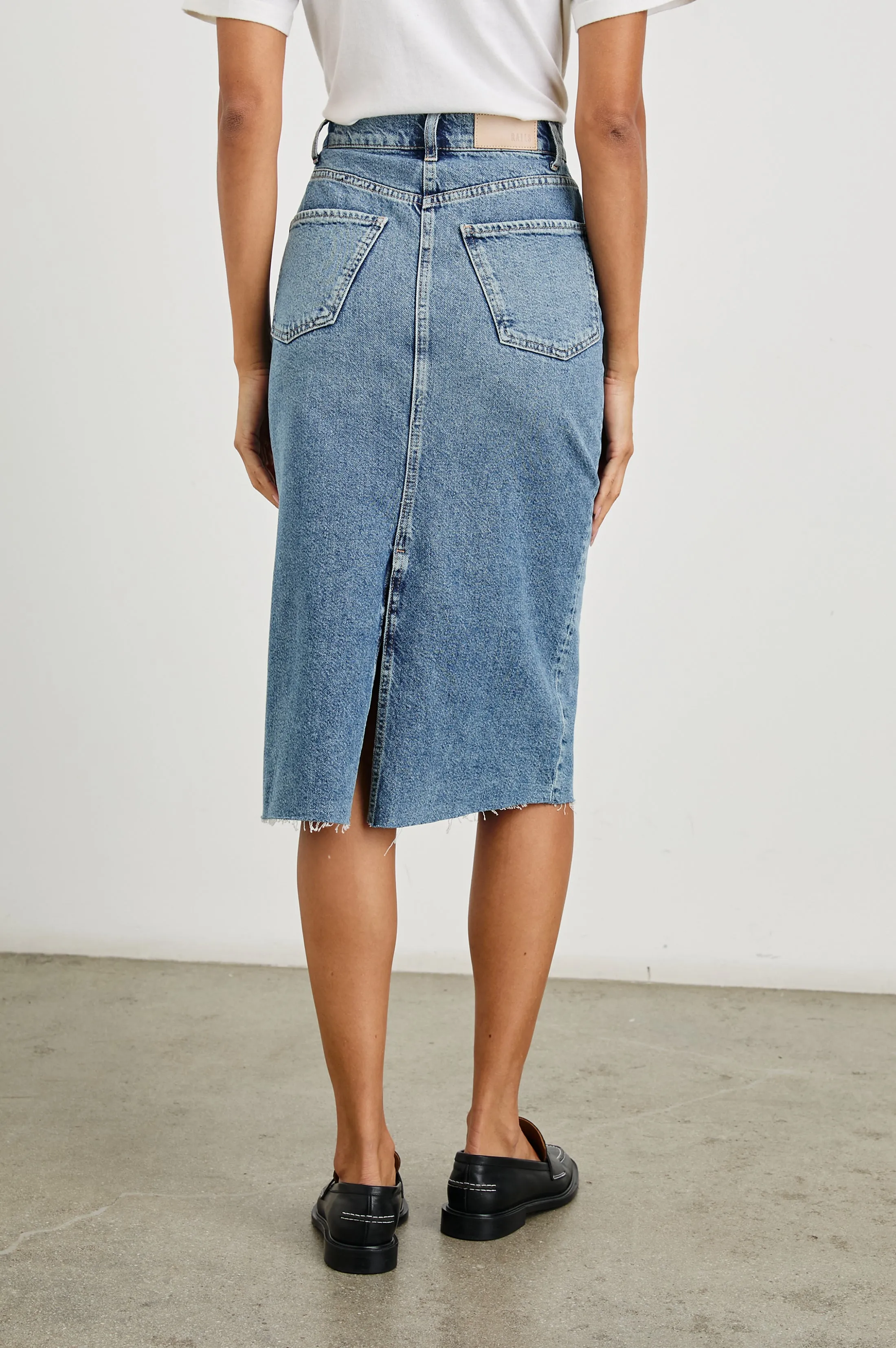 HIGHLAND SKIRT - VINTAGE SAPPHIRE sold by Rails product image thumbnail 5