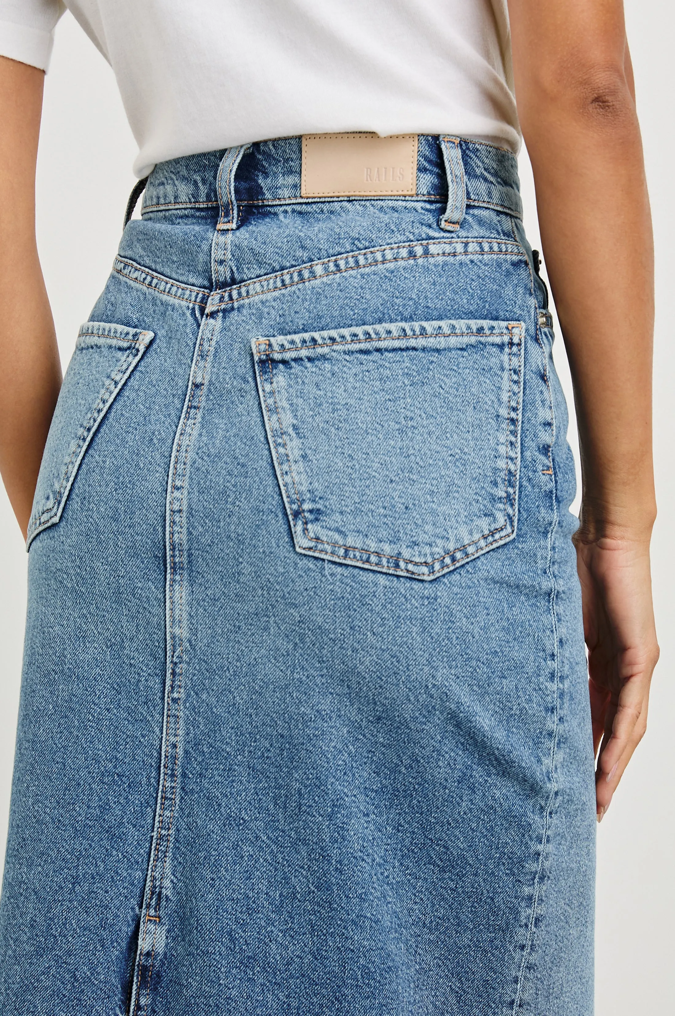 HIGHLAND SKIRT - VINTAGE SAPPHIRE sold by Rails product image thumbnail 2