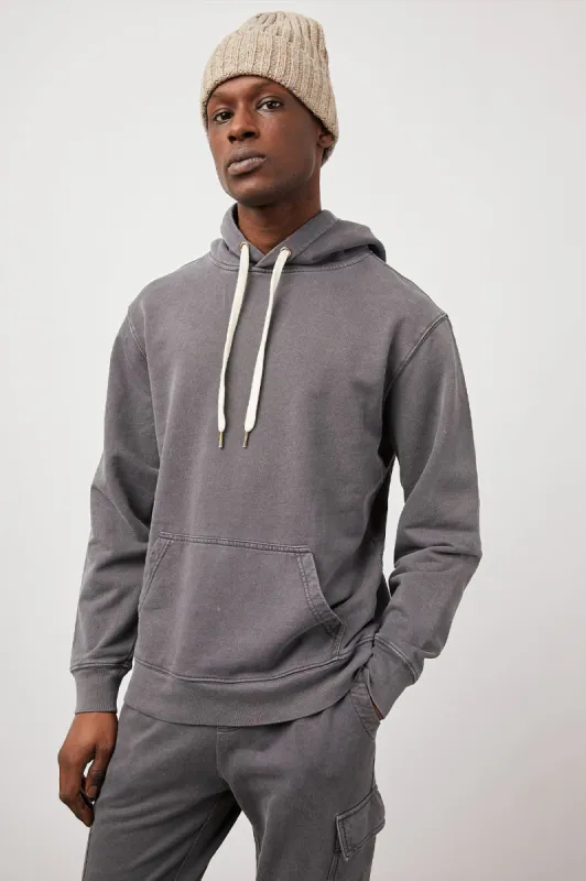 APOLLO HOODIE - CHARCOAL FROST made by Rails