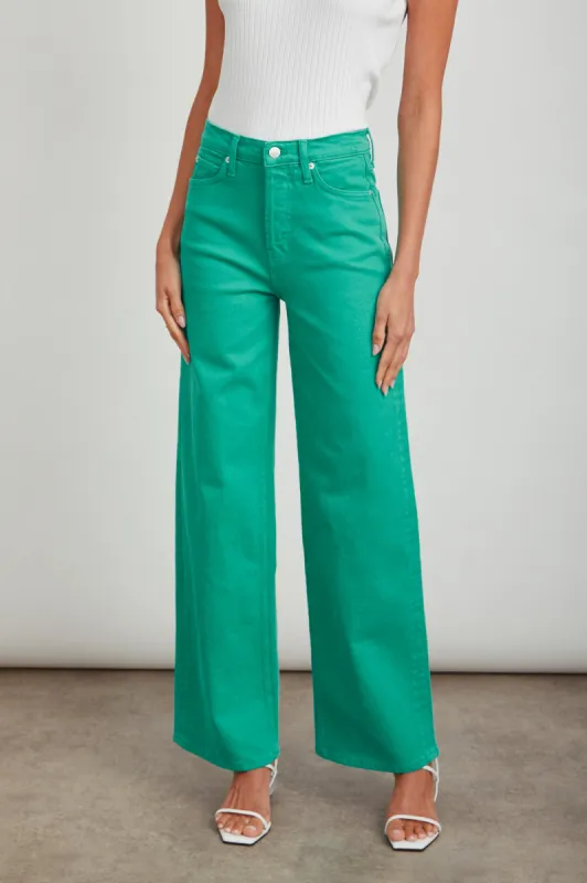 GETTY WIDE LEG - EMERALD sold by Rails