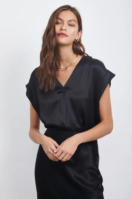 NALA TOP - BLACK sold by Rails