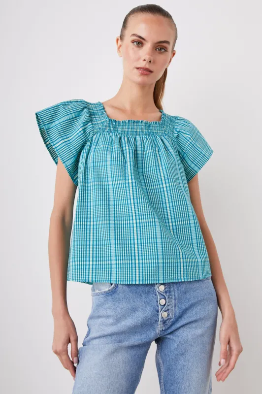 SONORA TOP - AUGUSTA MINI CHECK sold by Rails