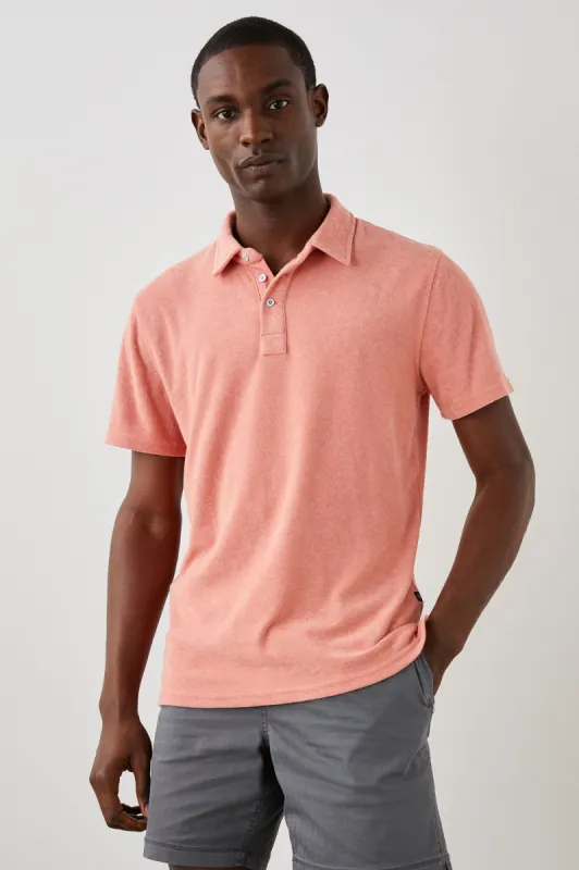 RHEN POLO SHIRT - DRAGON FRUIT sold by Rails