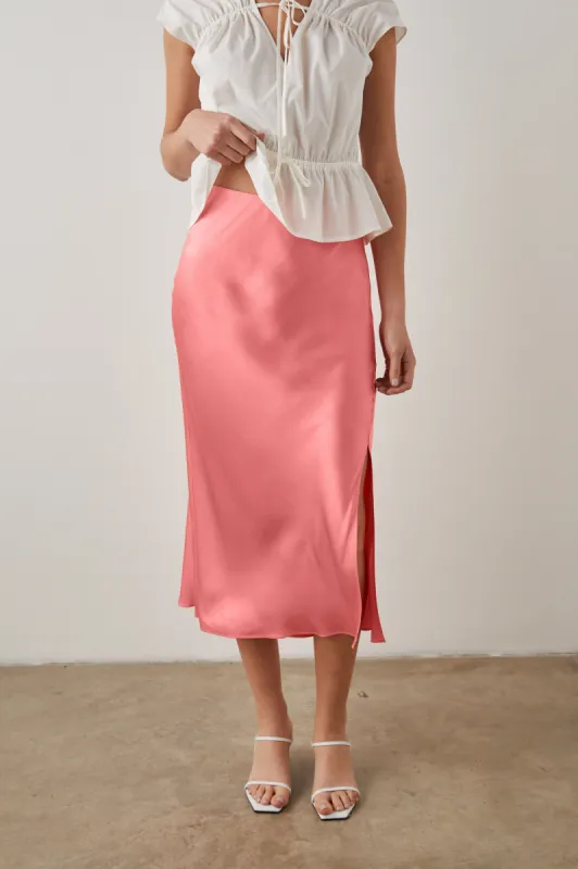 MAYA SKIRT - CORAL sold by Rails