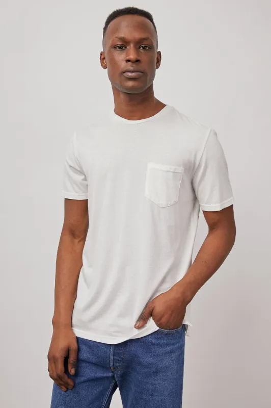 JOHNNY T-SHIRT - WHITE sold by Rails