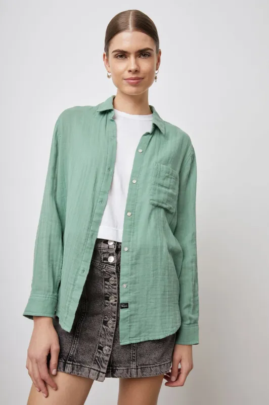 ELLIS SHIRT - GREEN APPLE sold by Rails