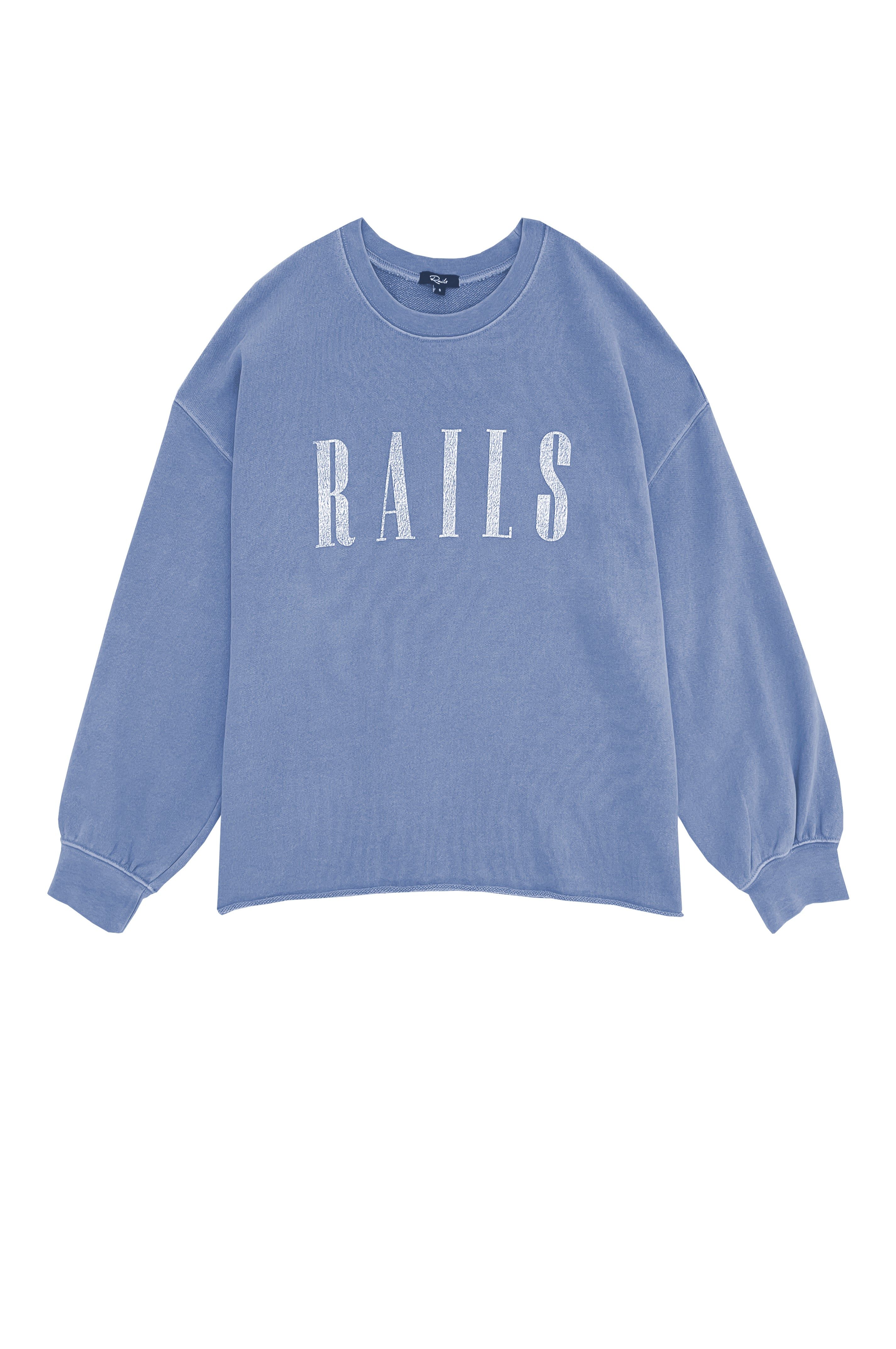 RAILS SIGNATURE SWEATSHIRT - WASHED INDIGO RAILS sold by Rails product image thumbnail 6