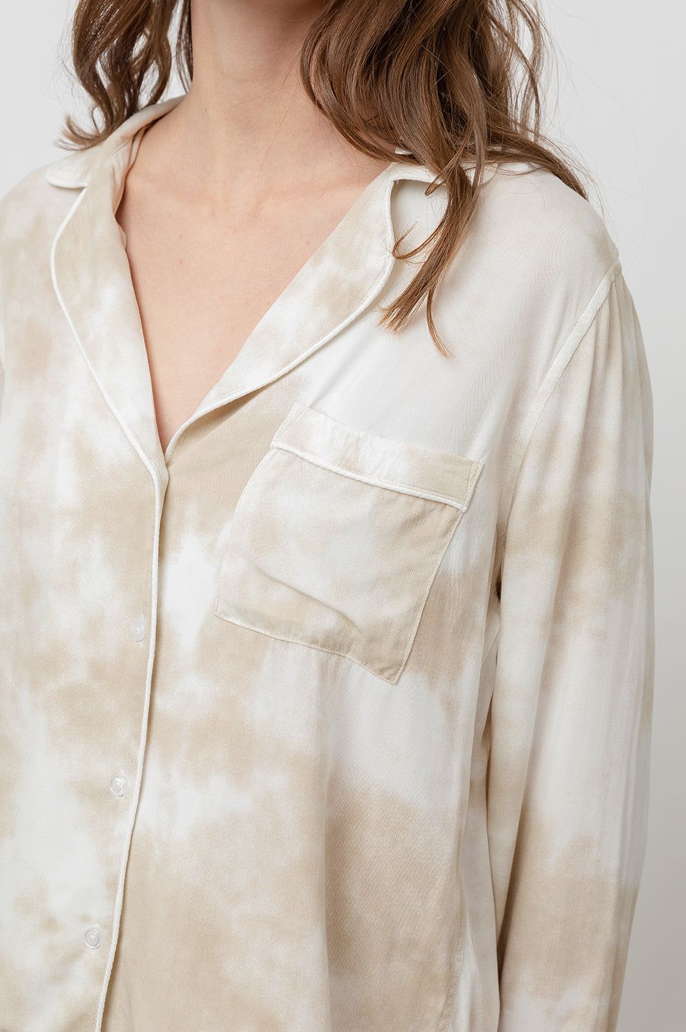 KELLEN PAJAMA SET - IVORY TIE DYE sold by Rails product image thumbnail 2